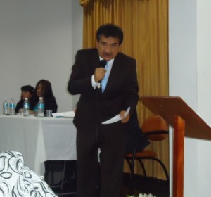 El concejal Edgar Aguirre, también rindió cuantas a sus mandantes