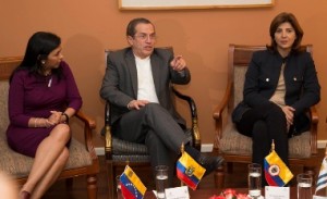 REUNION DE CANCILERES ECUADOR COLOMBIA VENEZUELA URUGUAY