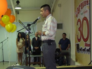 Alberto Guzmán, trabajador de Caravana