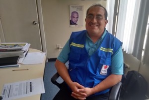 Henry Ochoa Coordinador Nacional de atención pre hospitalaria de la Cruz Roja 