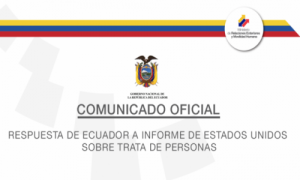 comunicado ecuador