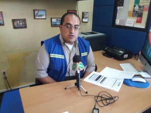 Lic. Henry Ochoa, coordinador de atención Pre hospitalaria de la Cruz Roja. 